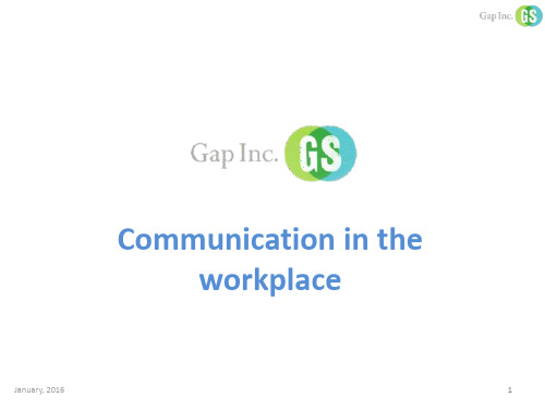 职场沟通Communicationintheworkplace