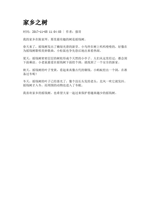 家乡之树