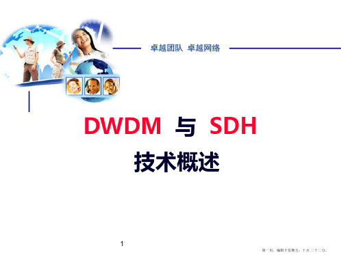 DWDM and SDH PPT