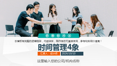 时间管理4象ppt