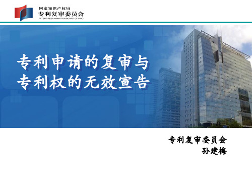 复审与无效宣告孙建梅