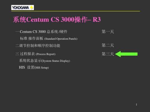 横河CS3000培训资料03