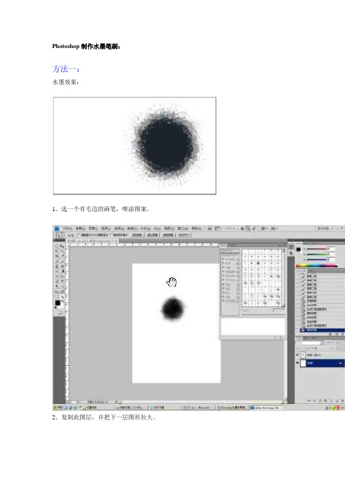 Photoshop制作水墨笔刷