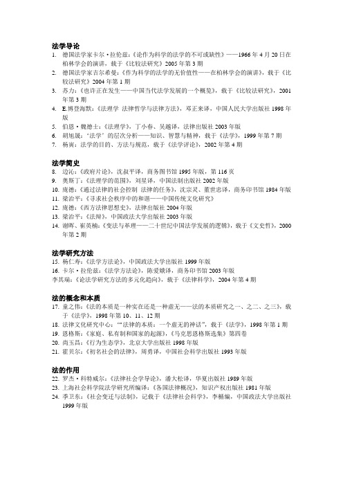 必读书籍推荐