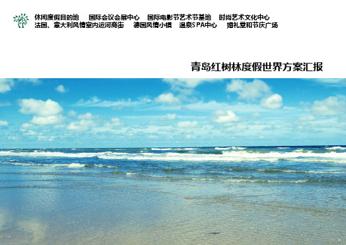设计方案-青岛红树林度假世界方案汇报(政府版)