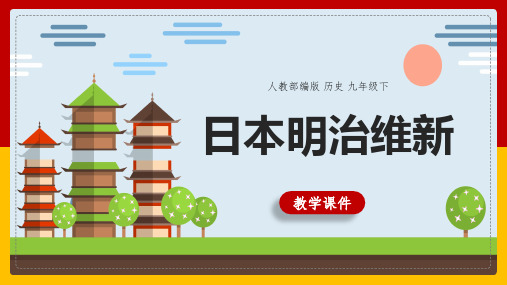 部编版九年级历史下册第一单元第4课日本明治维新32张PPT