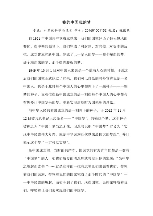 大一近现代史论文