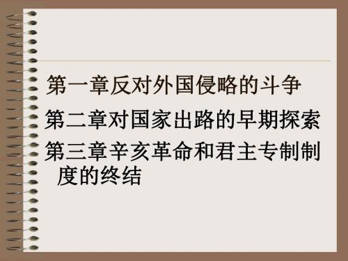 中国近现代史纲要第一二章-PPT精品文档
