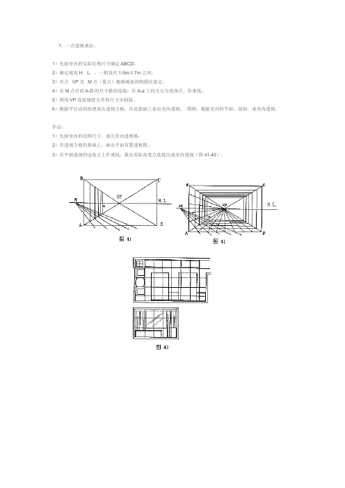 透视图做法