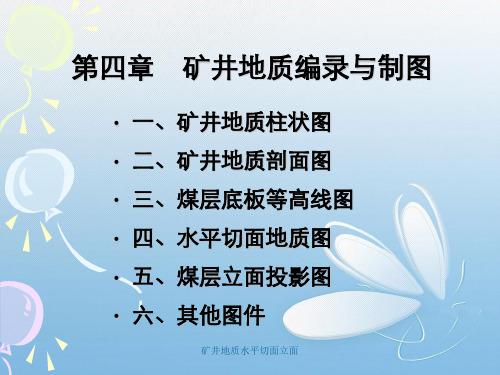 矿井地质水平切面立面