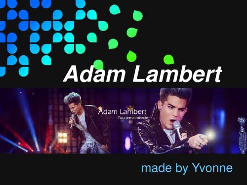 adam  lambert