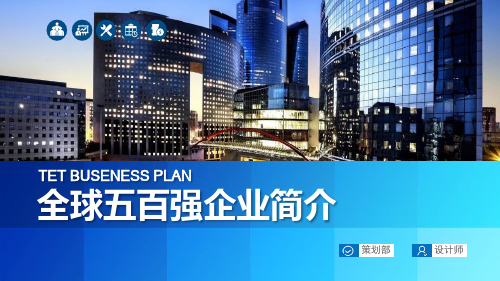 全球五百强企业简介ppt