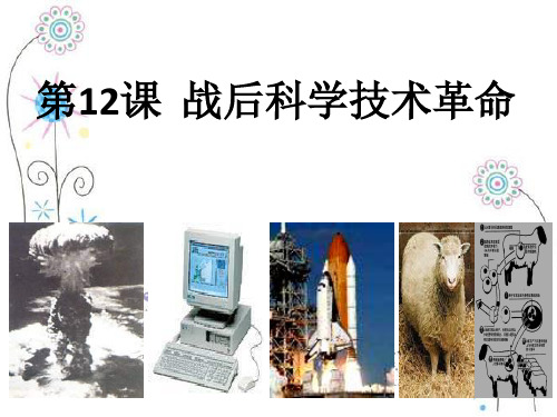 高中历史：4.12《战后国际政治格局的演变》课件1(华东师大版第六分册)