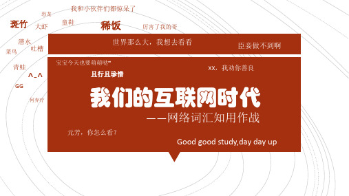 八年级语文我们的互联网时代—PPT优秀课件
