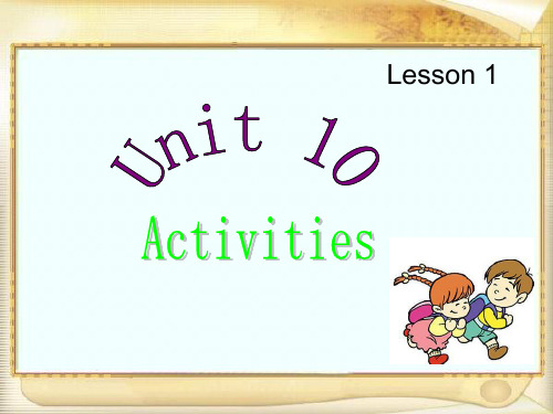 北师大版小学五年级英语下册Lesson 1 Enjoy the story 课件 2