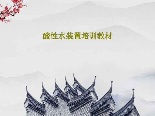 酸性水装置培训教材39页PPT