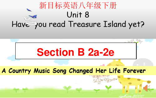 人教版八年级下册 Unit8 Section B 2a2e(PPT19张)