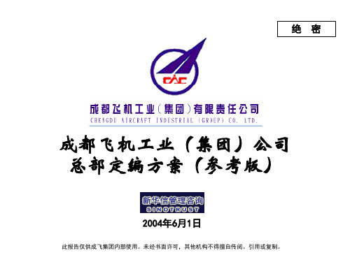007_成飞集团总部定编参考方案