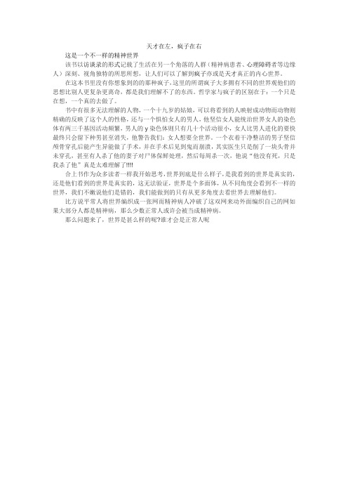 《天才在左疯子在右》
