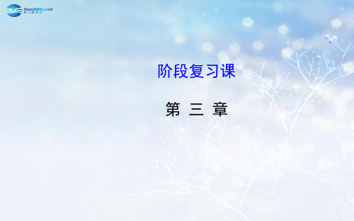 【全程复习方略】2014-2015学年高中数学 第三章 数系的扩充与复数的引入 阶段复习课课件 新人教A版选修1-2