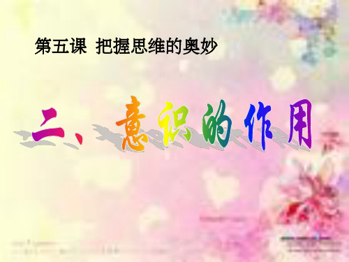 高中政治 第二单元 探索世界与追求真理 第五课 把握思维的奥妙精品课件(2) 新人教版必修3