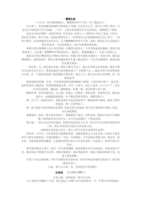 懂得生命
