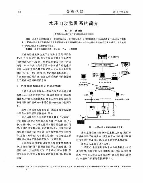 水质自动监测系统简介