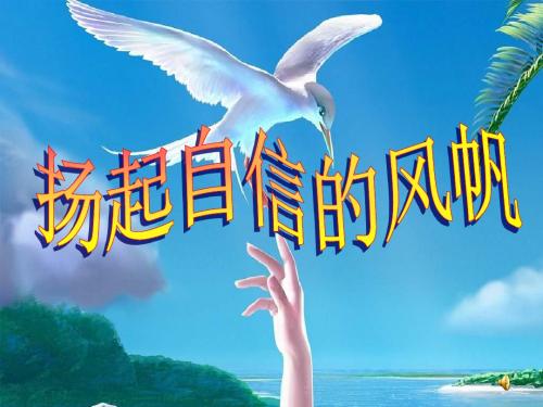 小学心理健康教育《扬起自信的风帆》课件