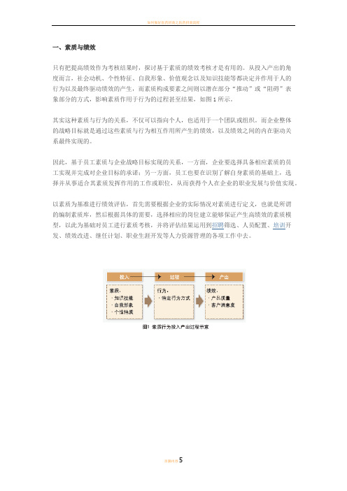 如何做好基于素质的绩效考核？