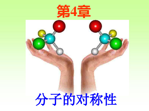 4周公度第四版结构化学第四章分子的对称性