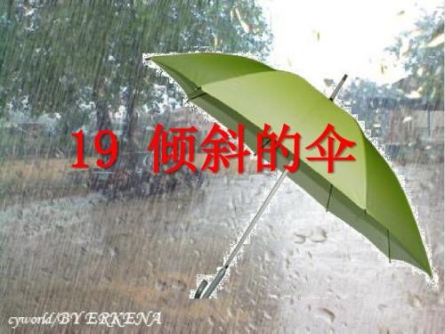 《倾斜的伞》 精品PPT课件8(共25张)