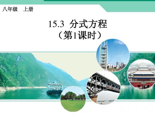 15.3 分式方程第1课时