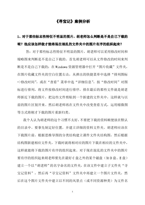 《寻宝记》案例分析