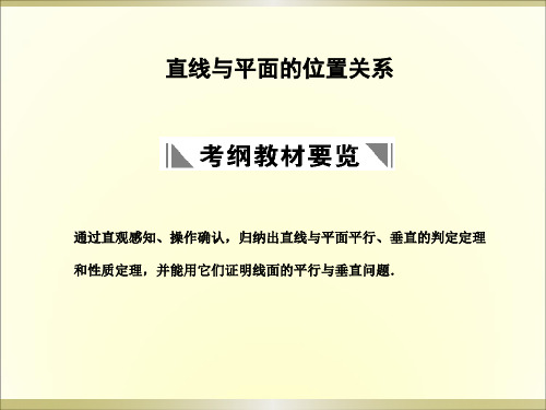 直线与平面的位置关系_课件