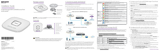 NETGEAR WAX628 Insight Managed WiFi 6 AX5400 Acces