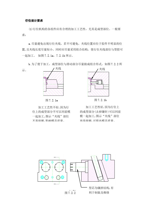 行位设计要求
