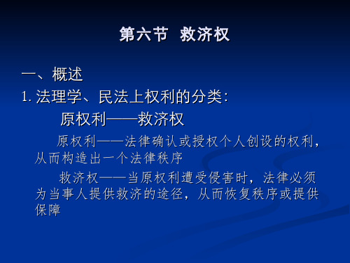 救济权