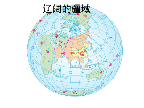 人教版人文地理下册 4.1.1辽阔的疆域 课件(18张ppt)