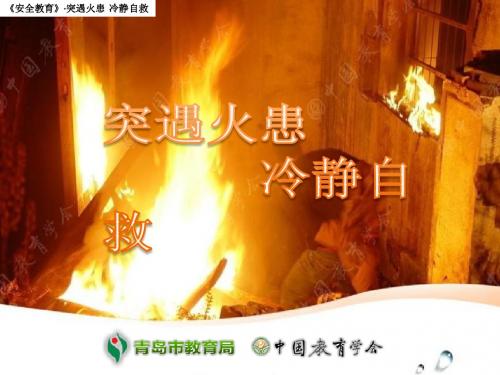 突遇火患 冷静自救-名校教育