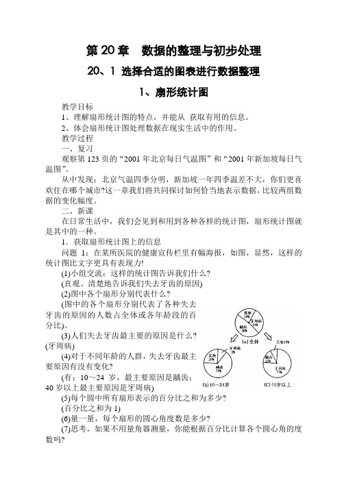 第20章  数据的整理与初步处理教案