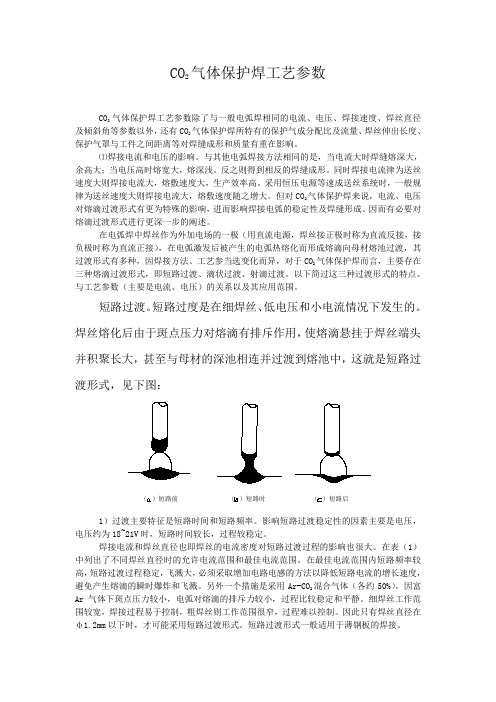 CO2气体保护焊接工艺