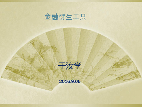 金融衍生工具培训课件PPT(共 56张)