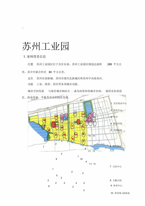 产业园区-苏州工业园区案例分析