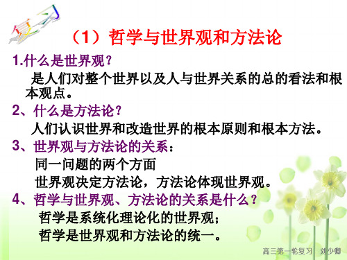 高三第一轮复习-时代精神的精华