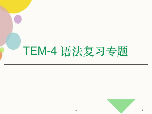 专四语法专题