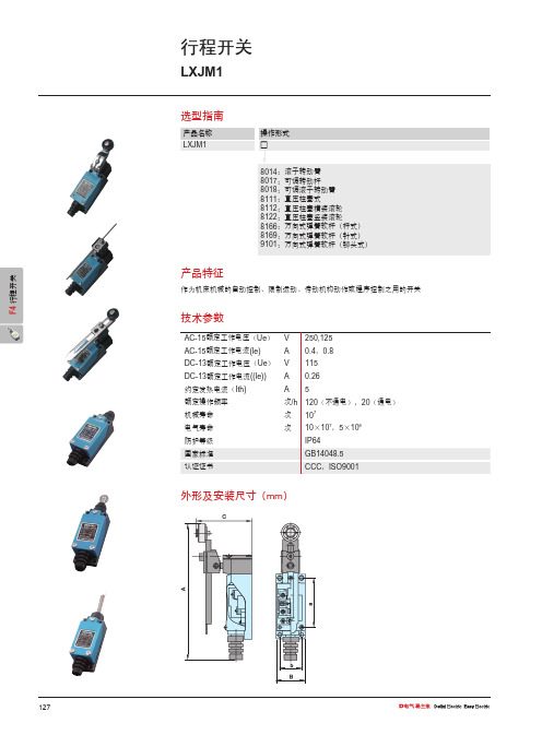 LXJM1行程开关-PDF