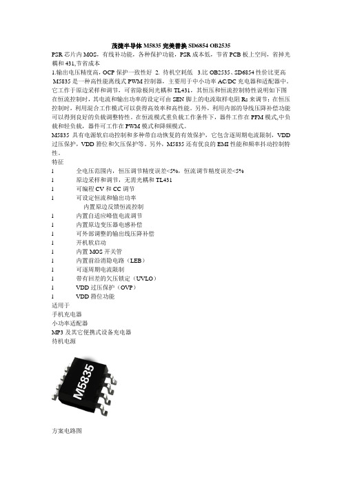士兰微SD6854替换方案-茂捷M5835