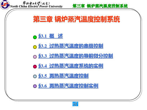 第三章 锅炉蒸汽温度控制系统解读