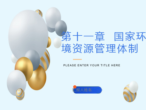 国家环境资源管理体制