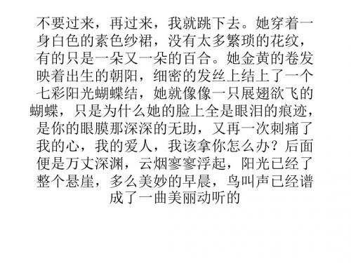 我该怎么办？我的爱人.ppt